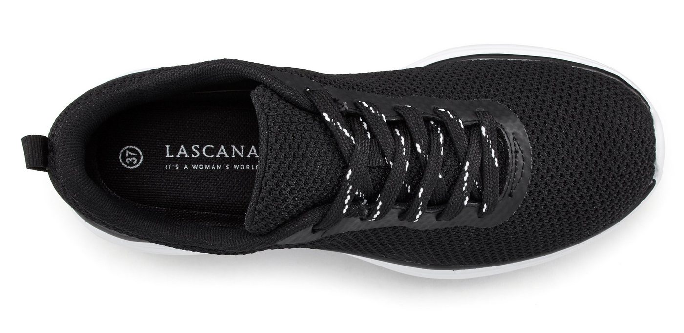 LASCANA Turnschuhe, Sneaker Schnürhalbschuh, Halbschuh, Freizeitschuh ultraleicht VEGAN – Bild 3 von 5