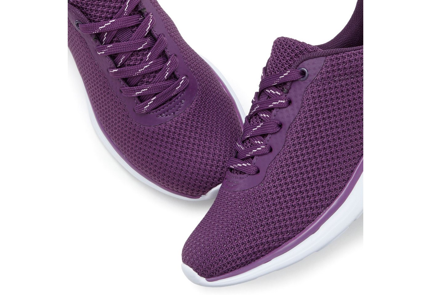 LASCANA Turnschuhe, Sneaker Schnürhalbschuh, Halbschuh, Freizeitschuh ultraleicht VEGAN – Bild 4 von 5