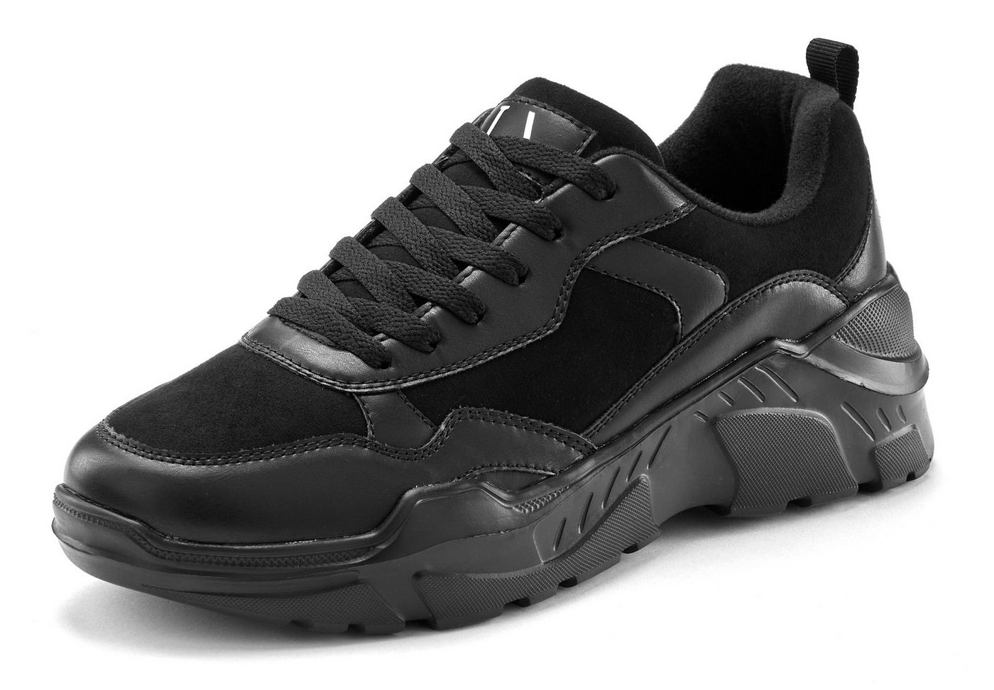 LASCANA Turnschuhe, Halbschuh, Sportschuh, Freizeitschuh, Schnürschuh, Sneaker mit leichter Chunky Sohle VEGAN – Bild 2 von 5