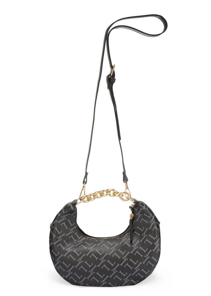 LASCANA Umhängetasche, Henkeltasche, Hobo Bag, Umhängetasche mit Kettendetail VEGAN – Bild 2 von 5