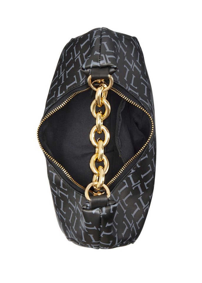 LASCANA Umhängetasche, Henkeltasche, Hobo Bag, Umhängetasche mit Kettendetail VEGAN – Bild 4 von 5