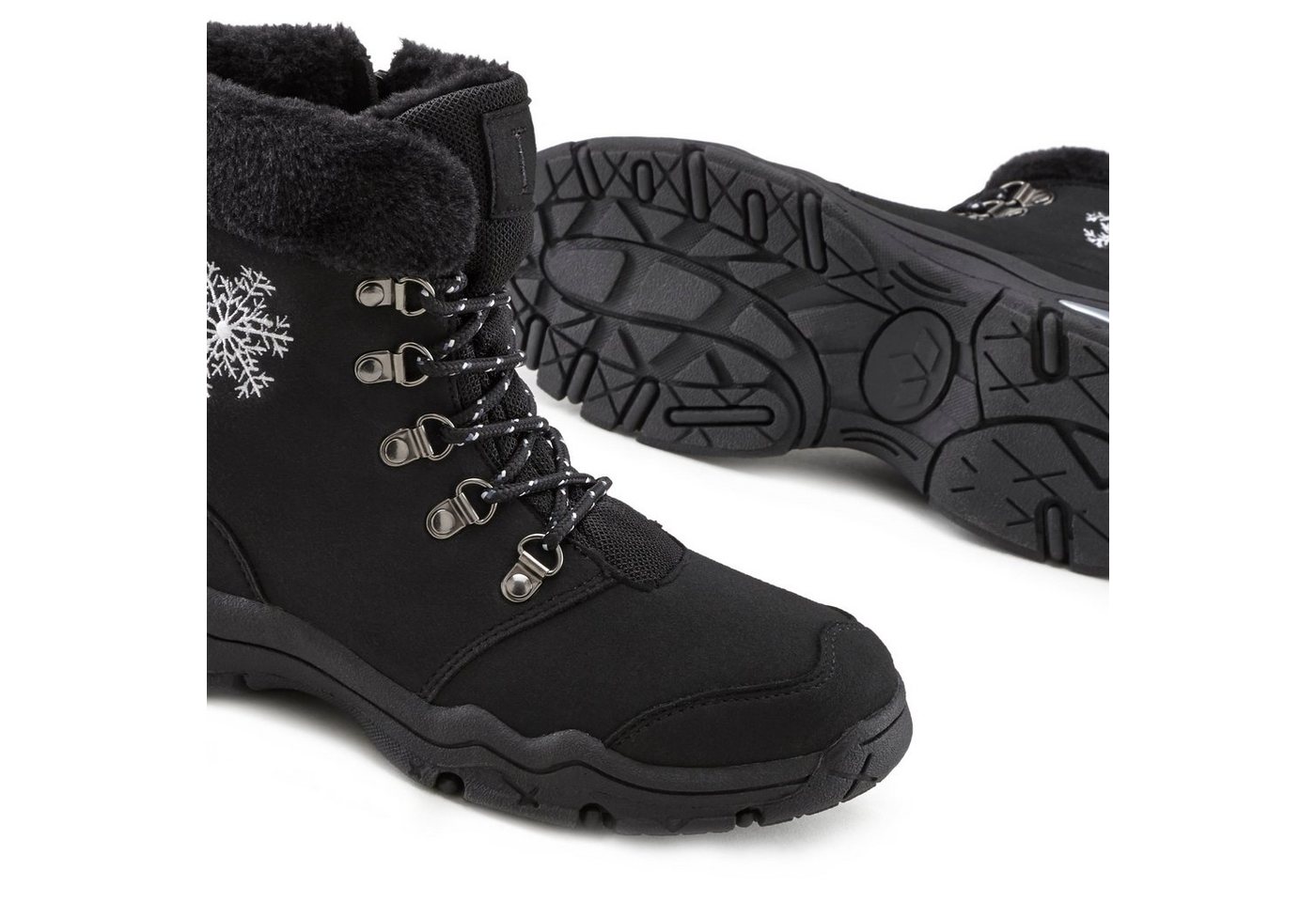 LASCANA Winterboots, Outdoorstiefelette, Stiefel, Stiefelette, Schneestiefel Winterstiefelette mit wind-& wasserabweisender Tex-Membran – Bild 5 von 5