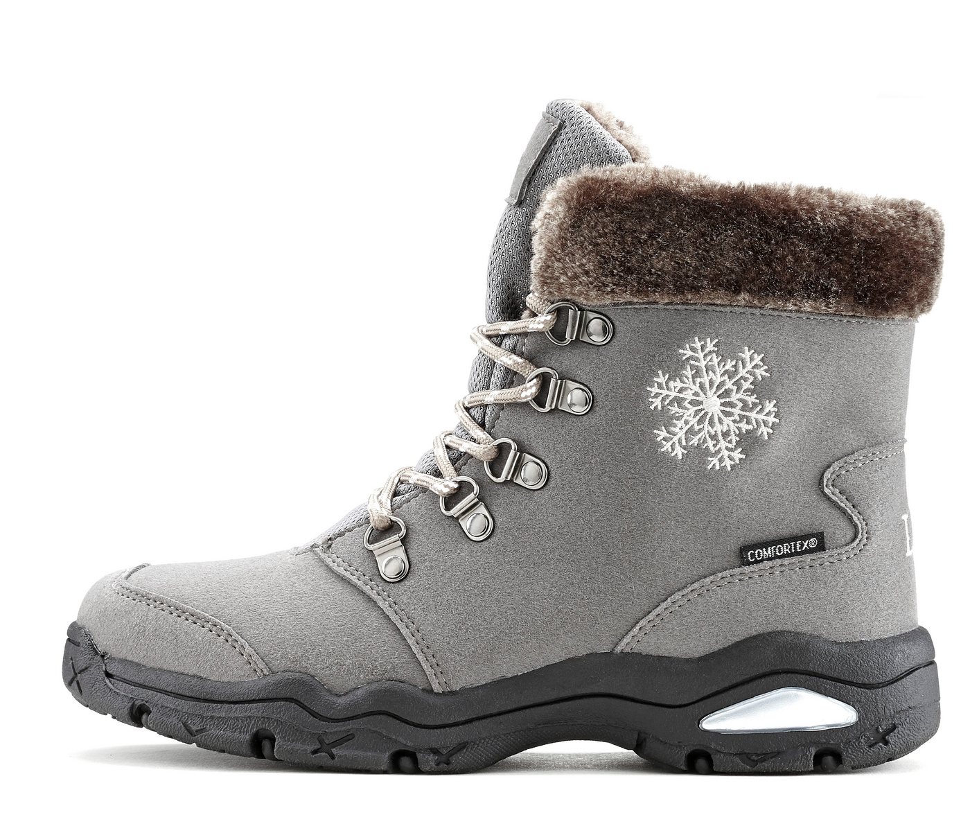 LASCANA Winterboots, Outdoorstiefelette, Stiefel, Stiefelette, Schneestiefel Winterstiefelette mit wind-& wasserabweisender Tex-Membran – Bild 2 von 5