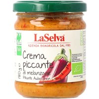 LaSelva Bio-Brotaufstrich Auberginencreme, pikant, 180 g