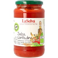 LaSelva Bio-Tomatensauce mit Basilikum und Gemüse, 520 g