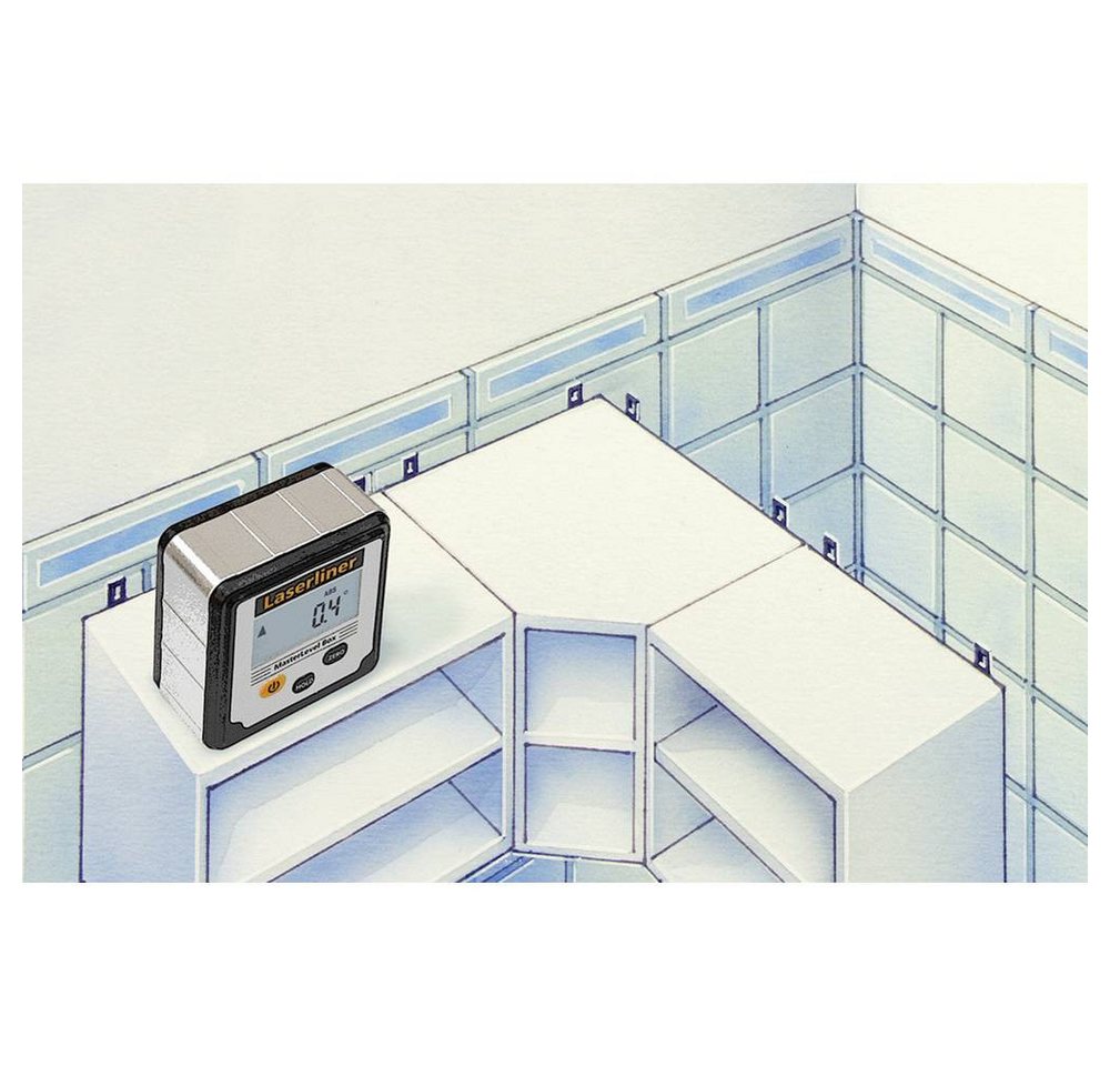 LASERLINER Wasserwaage MasterLevel Box 081.260E Digitale Wasserwaage – Bild 5 von 5