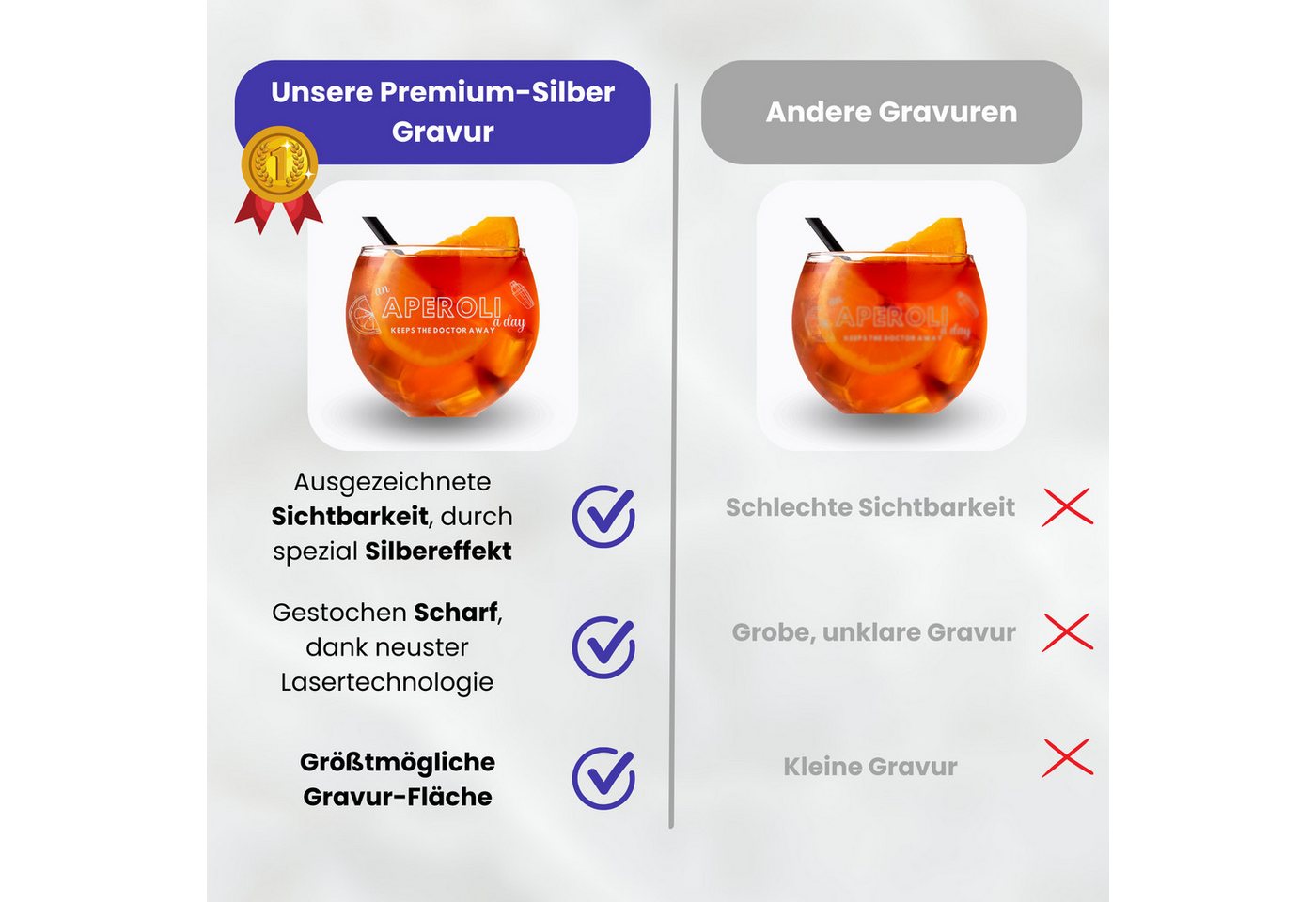 Lasernauten Aperitifglas Spritz Glas mit Gravur 630 ml Cocktailglas mit Spruch Aperitif Gläser – Bild 4 von 4