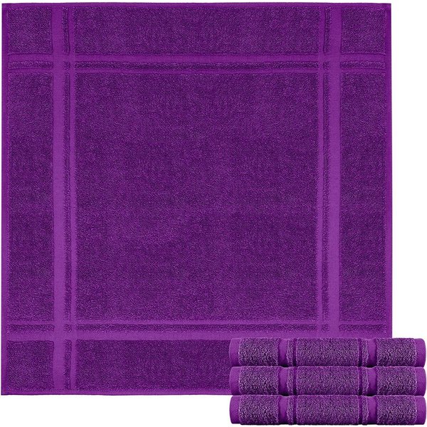Lashuma Geschirrtuch - Premium, (Spar - Set, 4-tlg., 4er Frottee Küchenhandtücher 50x50 cm), aus 100% Baumwolle, extra saugstarkt und langlebig
