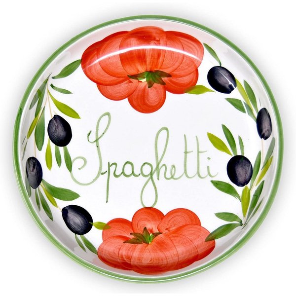 Lashuma Pastateller Tomate Olive, (1 St), Italienischer Nudelteller tief