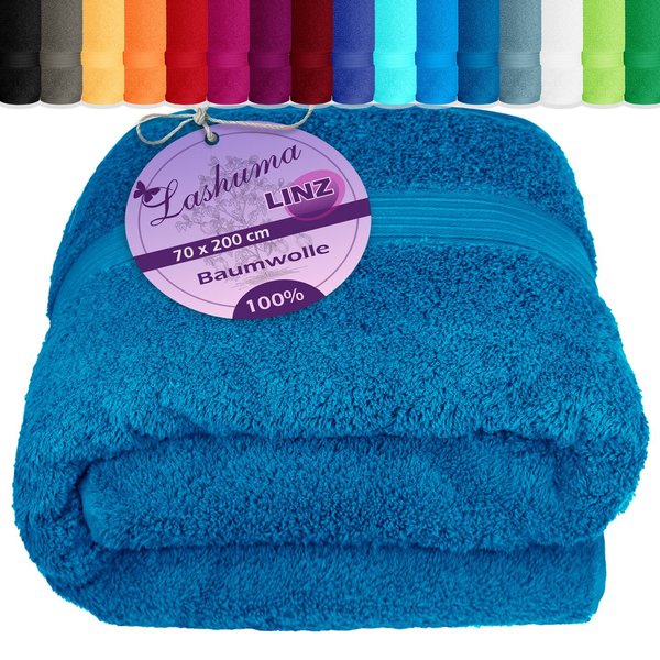 Lashuma Saunatuch XXL Handtuch, Frottee (1-St), Badetuch Damen & Badehandtuch Herren 100x200 cm - Saunahandtuch 80x220