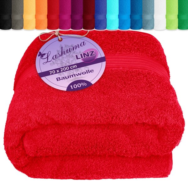 Lashuma Saunatuch XXL Handtuch, Frottee (1-St), Badetuch Damen & Badehandtuch Herren 100x200 cm - Saunahandtuch 80x220