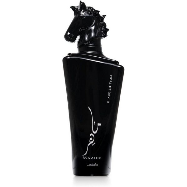 Lattafa Eau de Parfum Maahir Black Edition, Glasflakon, Parfüm EDP, Herrenduft