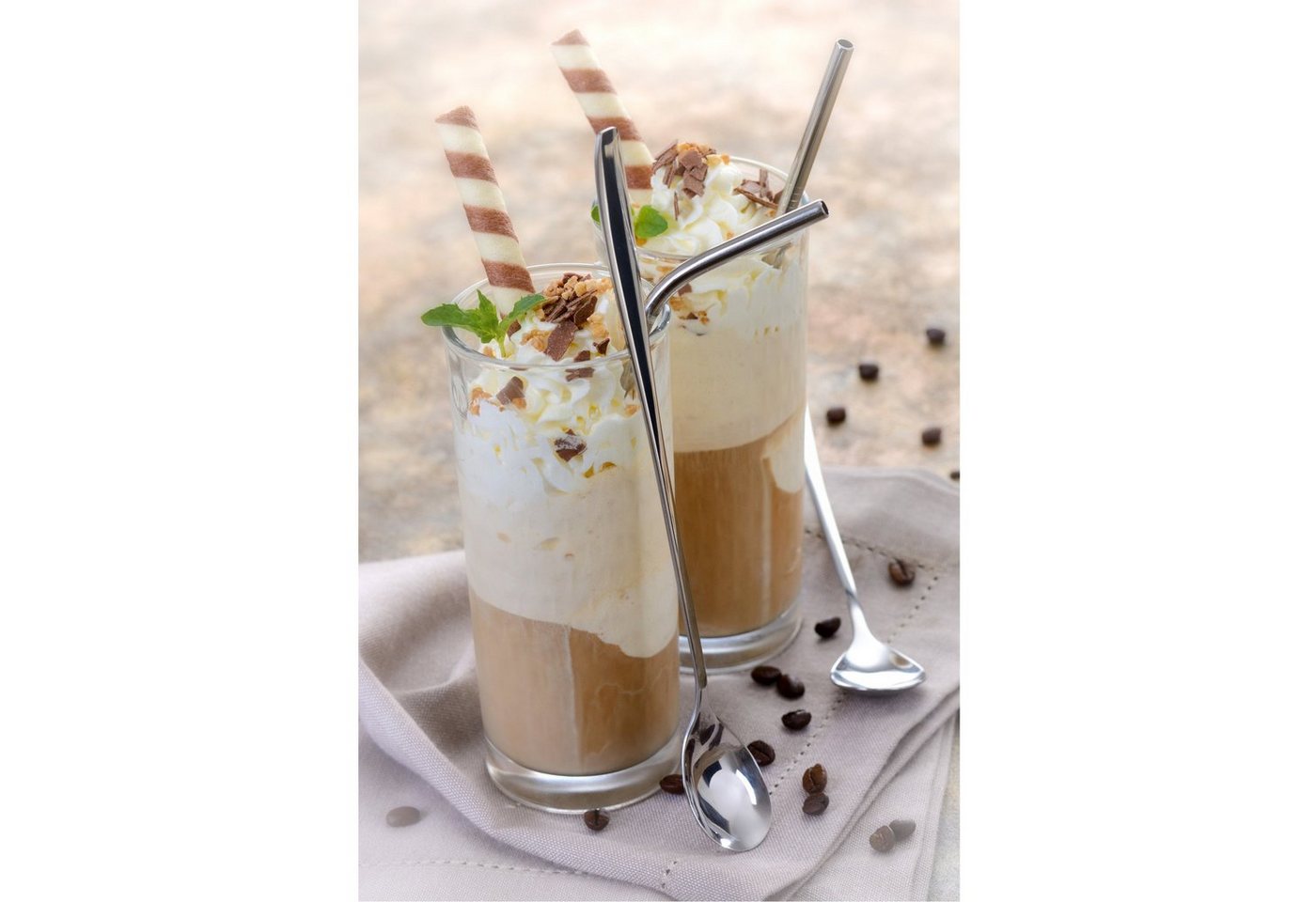 GRÄWE Latte-Macchiato-Löffel GRÄWE Trinkhalm-Set 14-tlg., Edelstahl, silber – Bild 3 von 4