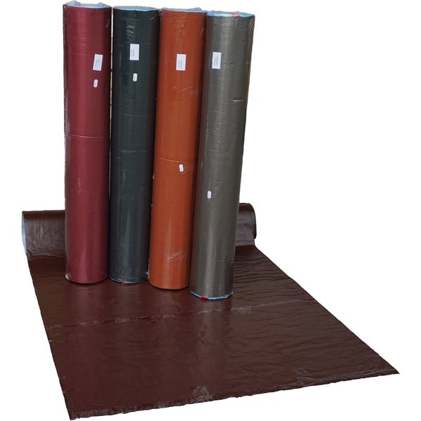 Latzel Dämmstoffe Dachbahn Dachabdichtungsbahn mit Aluminiumbeschichtung Rolle 5 m2 Selbstklebend, selbstklebend