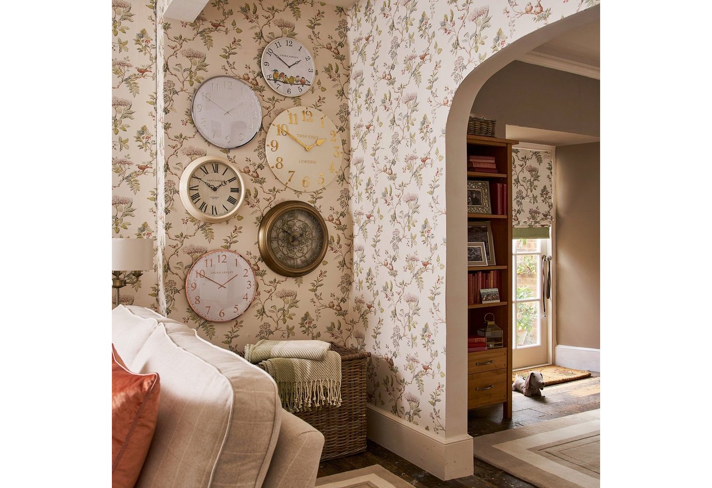 LAURA ASHLEY Vliestapete Elderwood, gemustert, FSC® zertifiziert, mit lebhaftem Druck, 10 Meter Länge – Bild 5 von 5