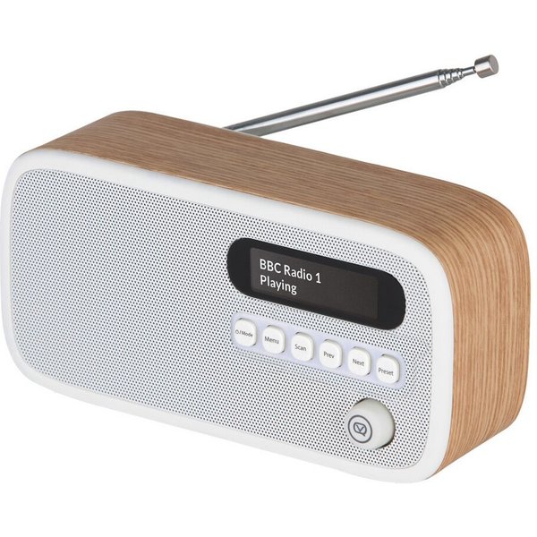 LAURA ASHLEY VQ Dexter DAB/DAB+ Digitalradio UKW, Bluetooth, Wiederaufladbar Beige Digitalradio (DAB)