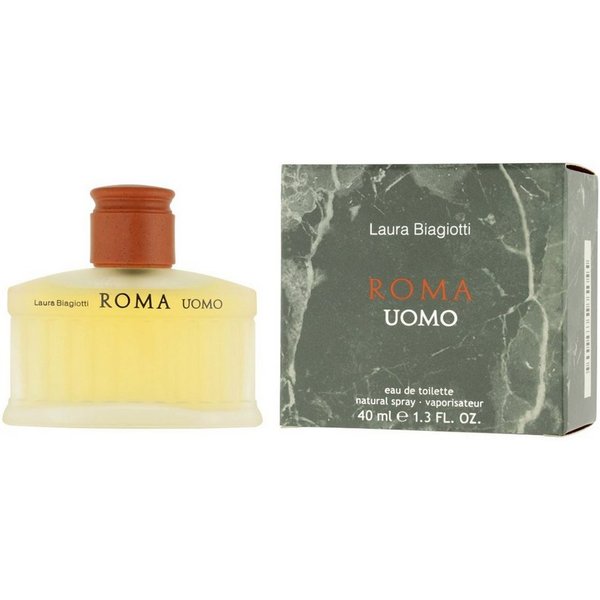 Laura Biagiotti Eau de Toilette Roma Uomo, mit einer holzig-orientalischen Duftnote