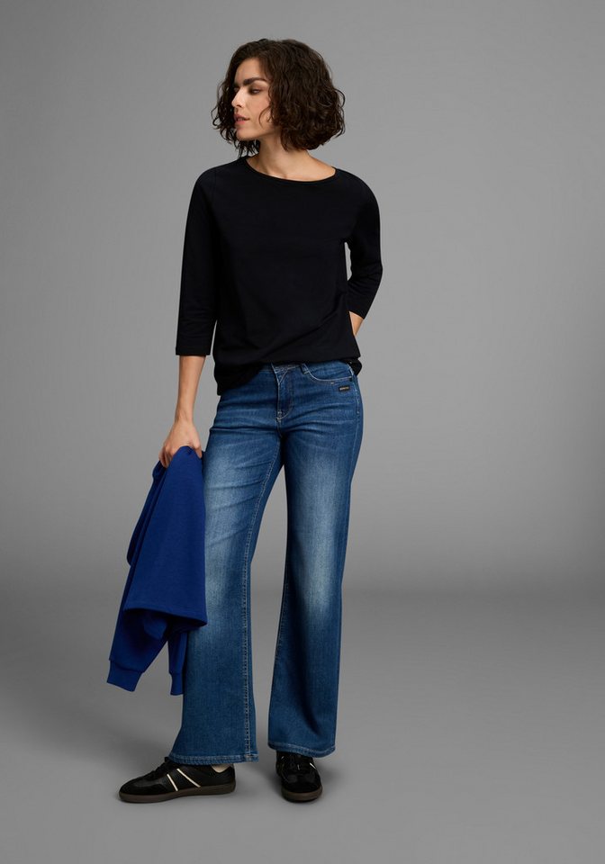 Laura Scott 3/4-Arm-Shirt Basic-Stil, 3/4-Ärmellänge, U-Boot-Ausschnitt – Bild 4 von 5