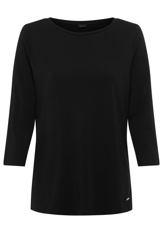 Laura Scott 3/4-Arm-Shirt Basic-Stil, 3/4-Ärmellänge, U-Boot-Ausschnitt – Bild 5 von 5