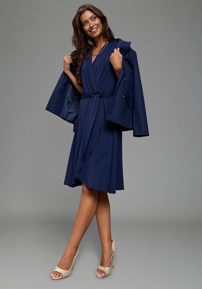 Laura Scott Abendkleid knielang, figurbetont, aus elastischem Single Jersey – Bild 5 von 5
