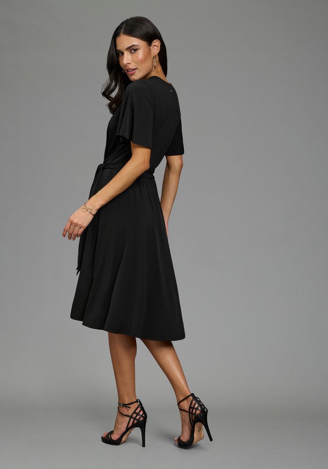 Laura Scott Abendkleid knielang, figurbetont, aus elastischem Single Jersey – Bild 2 von 5