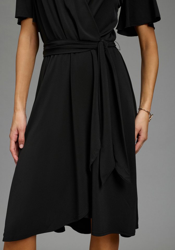 Laura Scott Abendkleid knielang, figurbetont, aus elastischem Single Jersey – Bild 3 von 5