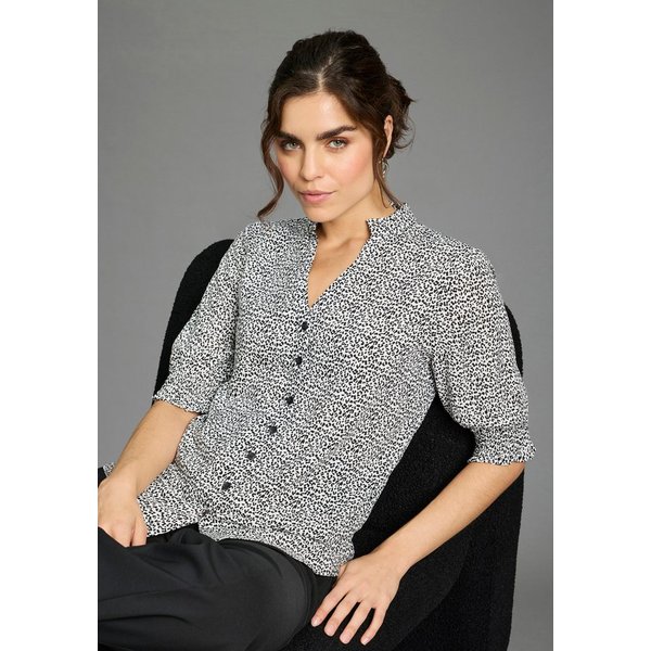 Laura Scott Druckbluse bedruckte Bluse, femininer Stil, leichtes Webmaterial, aus Viskose