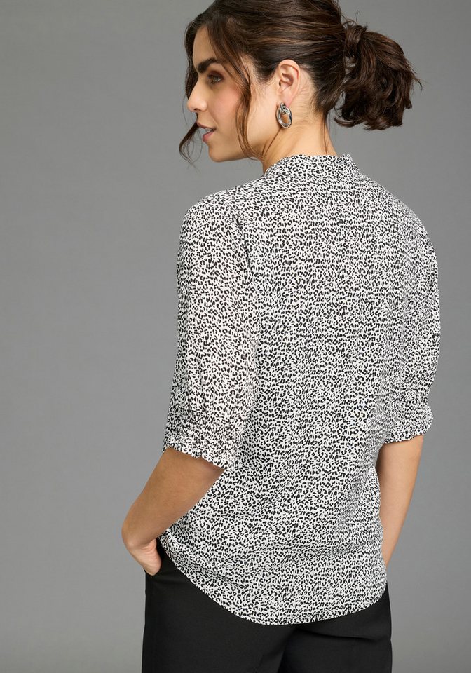 Laura Scott Druckbluse bedruckte Bluse, femininer Stil, leichtes Webmaterial, aus Viskose – Bild 2 von 5