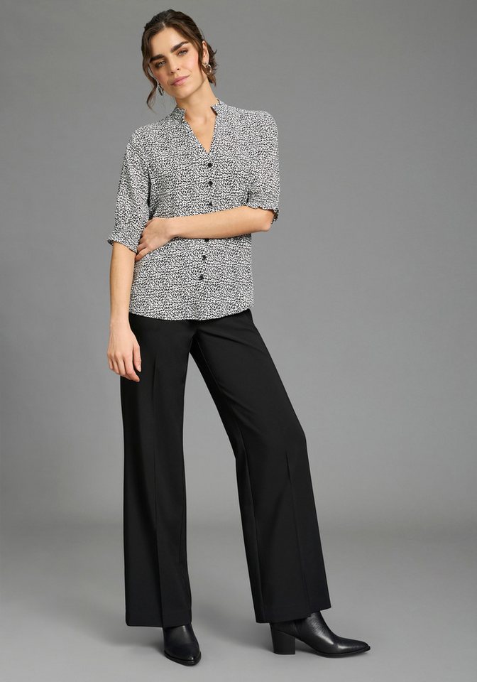 Laura Scott Druckbluse bedruckte Bluse, femininer Stil, leichtes Webmaterial, aus Viskose – Bild 4 von 5