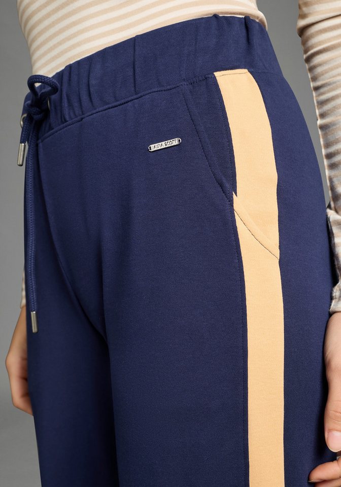 Laura Scott Jerseyhose ausgestellte Passform, innenliegender Gummizug am Bund – Bild 3 von 5
