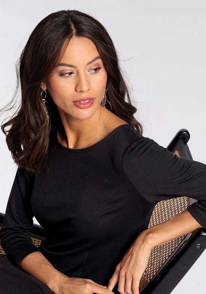 Laura Scott Jerseykleid festlich, kurzes Kleid, figurbetont, aus Milano-Ribstoff – Bild 4 von 5