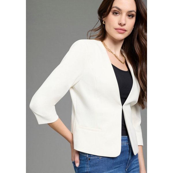 Laura Scott Kurzblazer aus elastischer Jerseyware, mit Hakenverschluss