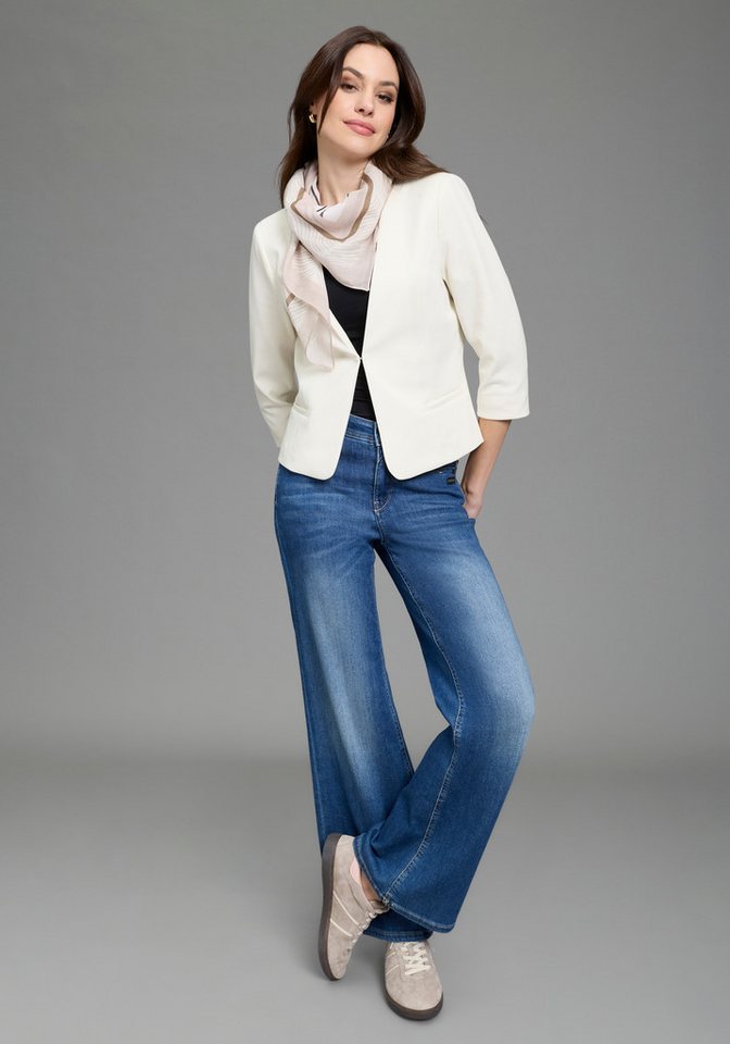 Laura Scott Kurzblazer aus elastischer Jerseyware, mit Hakenverschluss – Bild 5 von 5