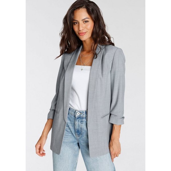 Laura Scott Longblazer mit gerafften Ärmeln