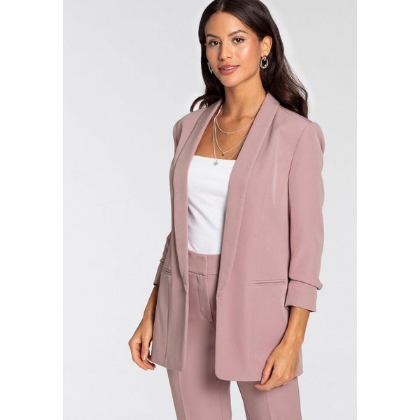 Laura Scott Longblazer mit gerafften Ärmeln