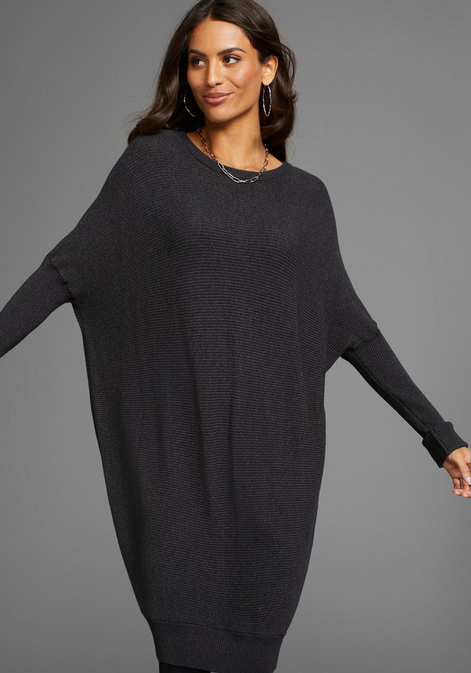 Laura Scott Longpullover in oversized Form mit Rippstruktur – Bild 2 von 5