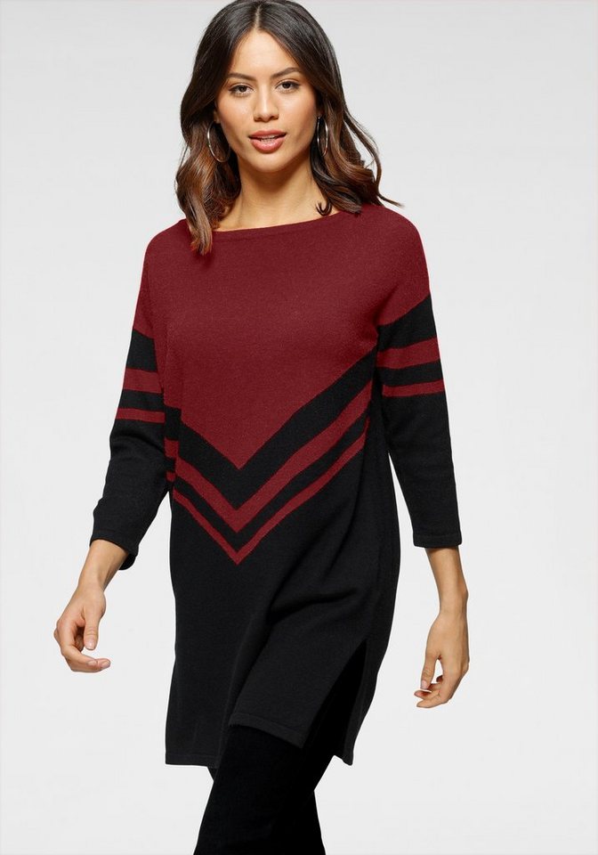 Laura Scott Longpullover mit besonderem Strickmuster – Bild 3 von 5