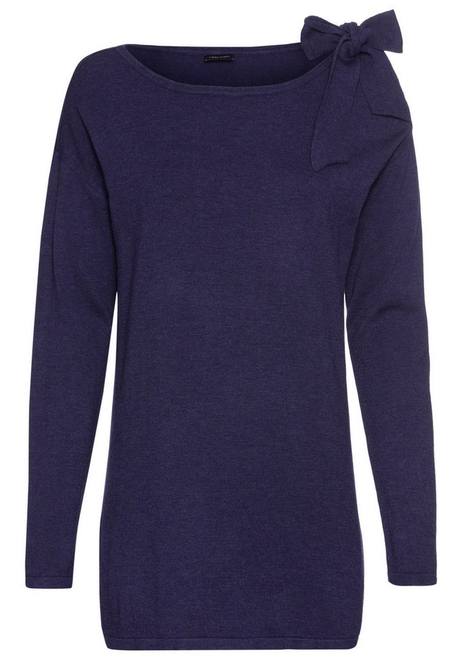 Laura Scott Longpullover mit Schleifendetail in Cold-Shoulder-Optik – Bild 5 von 5