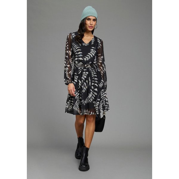 Laura Scott Meshkleid Meshkleid, elastisches Material, taillierte Passform, elastischer Bund