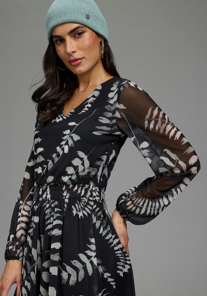 Laura Scott Meshkleid Meshkleid, elastisches Material, taillierte Passform, elastischer Bund – Bild 3 von 5