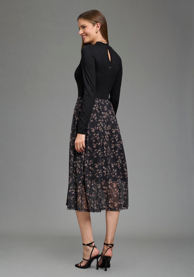 Laura Scott Meshkleid aus elastischer Viskosemischung, figurbetonte Passform, Langarm-Design – Bild 2 von 5