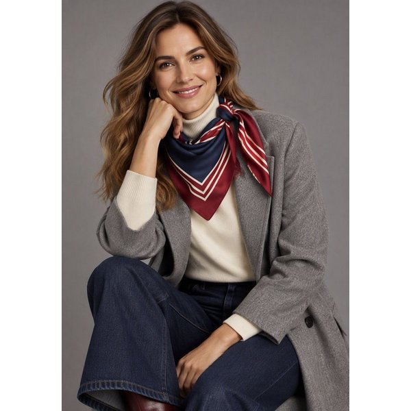 Laura Scott Nickituch, aus Satin, gemustert mit Streifen, für Casualmode und Streetwear
