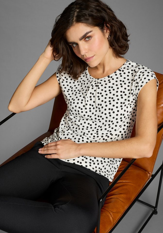 Laura Scott Print-Shirt (2er-Pack) figurbetonte Passform, mit Rundhalsausschnitt, im 2er-Pack – Bild 3 von 5