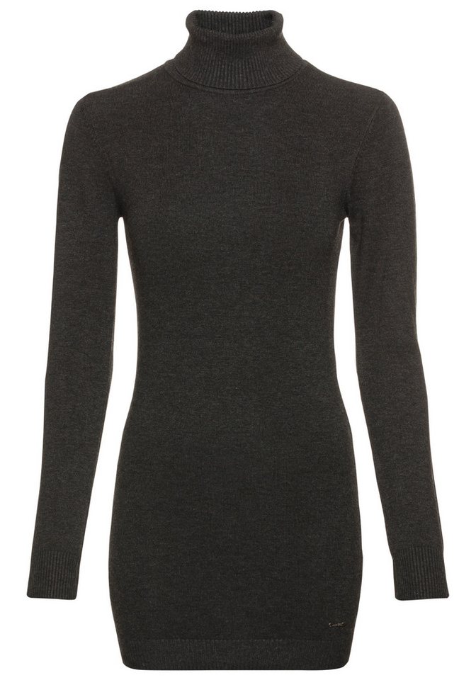Laura Scott Rollkragenpullover Feinstrick in figurbetonter Longform – Bild 5 von 5