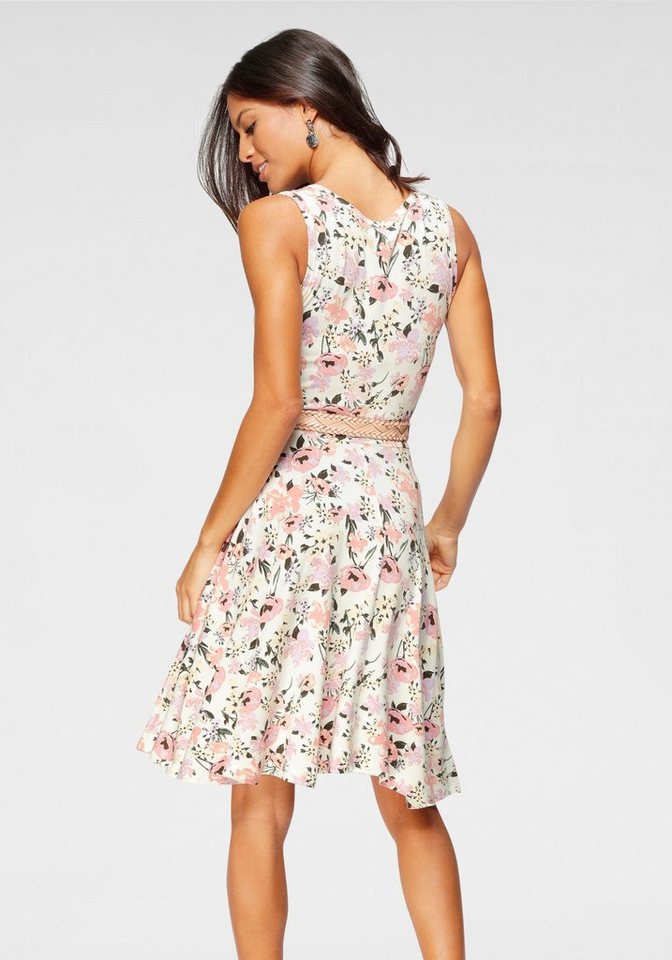 Laura Scott Sommerkleid figurbetonte Passform, femininer Stil, aus Viskosemischung – Bild 2 von 5