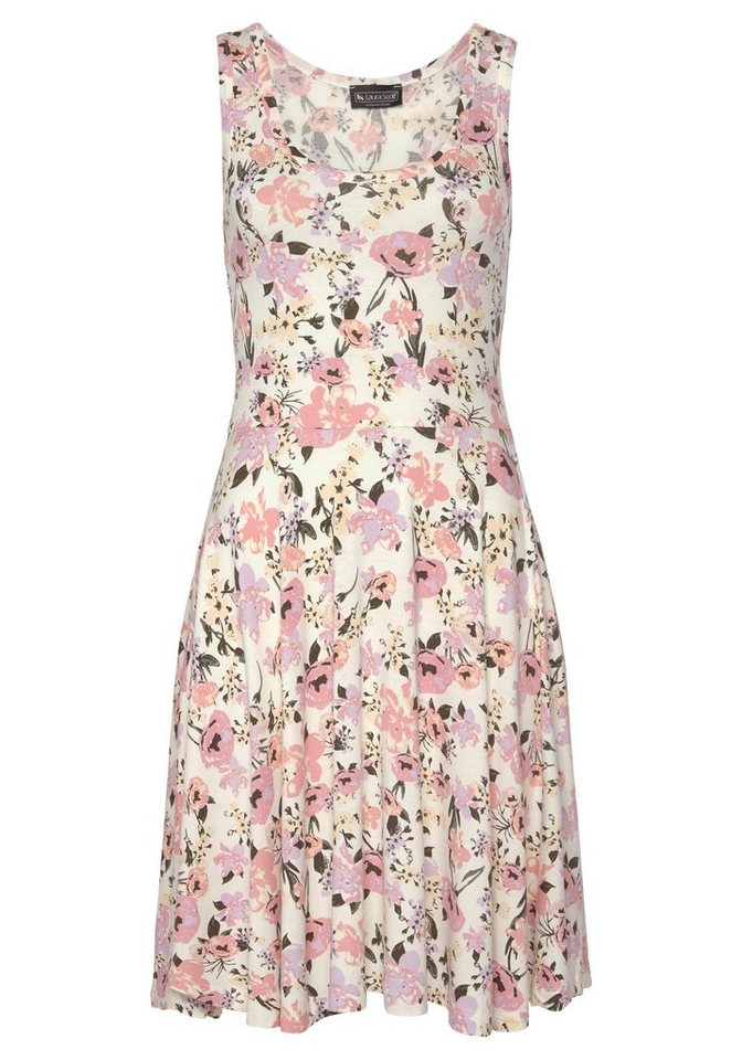Laura Scott Sommerkleid figurbetonte Passform, femininer Stil, aus Viskosemischung – Bild 5 von 5