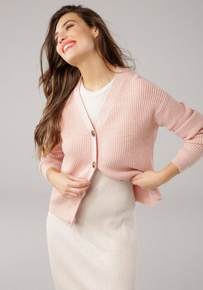 Laura Scott Strickjacke aus Grobstrick, perfekt für den Übergang – Bild 3 von 5