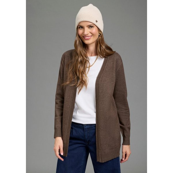 Laura Scott Strickjacke mit figurumspielender Passform mit Struktur-Details, aus weicher Viskosemischung