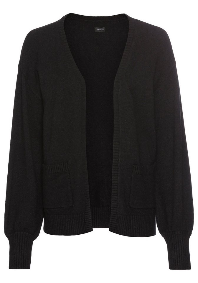 Laura Scott Strickjacke softer Übergangsstrick in lässiger, offener Form – Bild 5 von 5