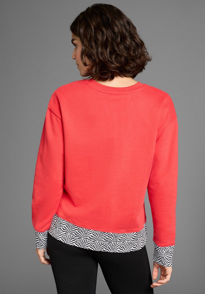 Laura Scott Sweater mit V-Ausschnitt, langärmlig, hüftlange Schnittform – Bild 3 von 5